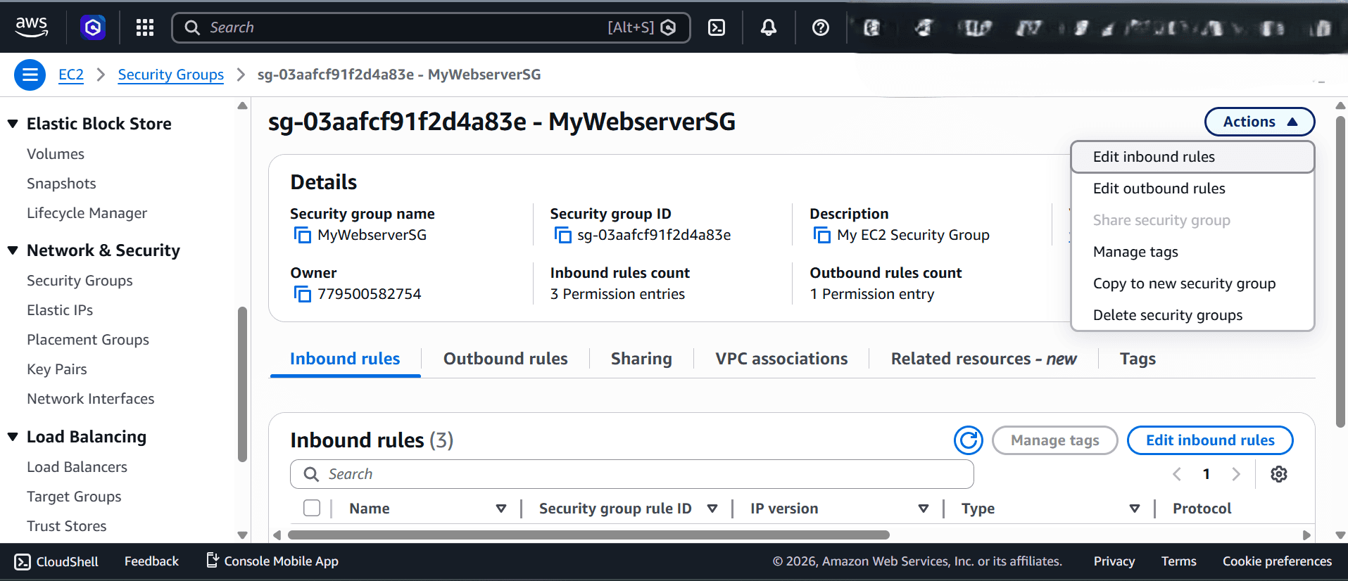 AWS console preview for the Network Kings AWS Security Specialty lab.
